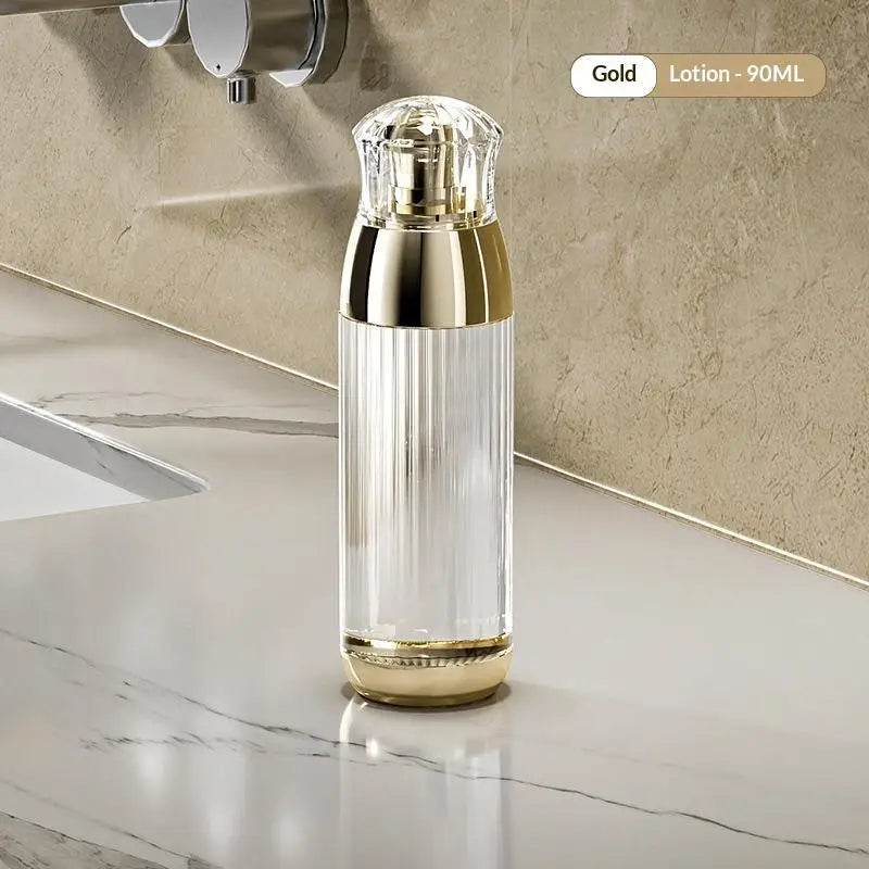 Vacuum Refillable Travel Bottles Leak-Proof Dispenser 30/60/90ml