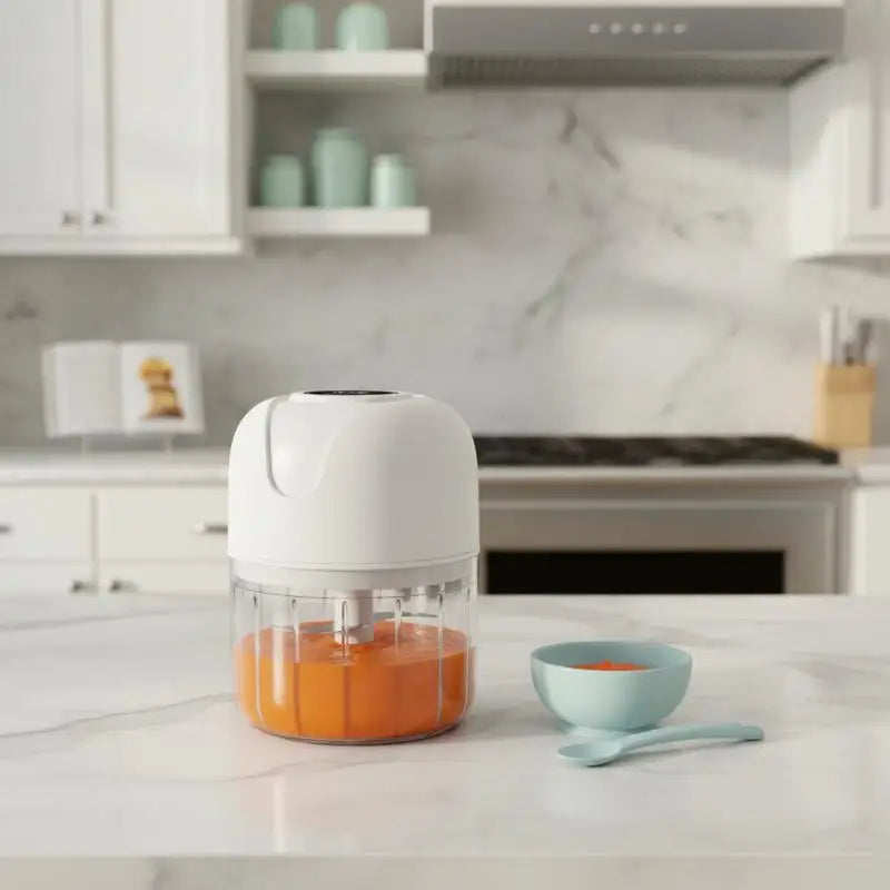 Portable Wireless Baby Food Processor & Meat Mincer 250ml