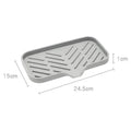 Silicone Sink Tray Soap Sponge Holder Kitchen Organizer
