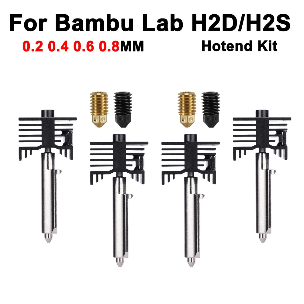 Sprouture Lab Hotend Kit for Bambu Lab H2D/H2S – 0.2–0.8mm
