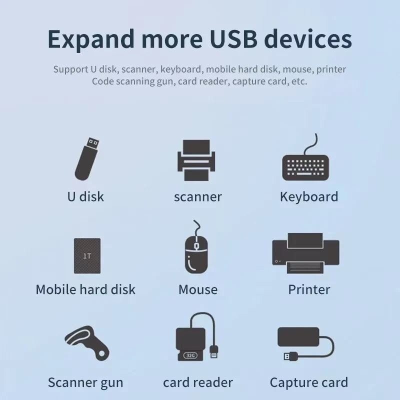 USB 2.0/3.0 Bidirectional Switch Hub – Share PC Devices Easily