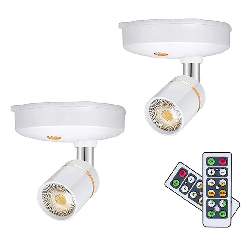 VIBE Wireless Dimmable LED Spotlights 4-Pack – Rotatable Wall Light