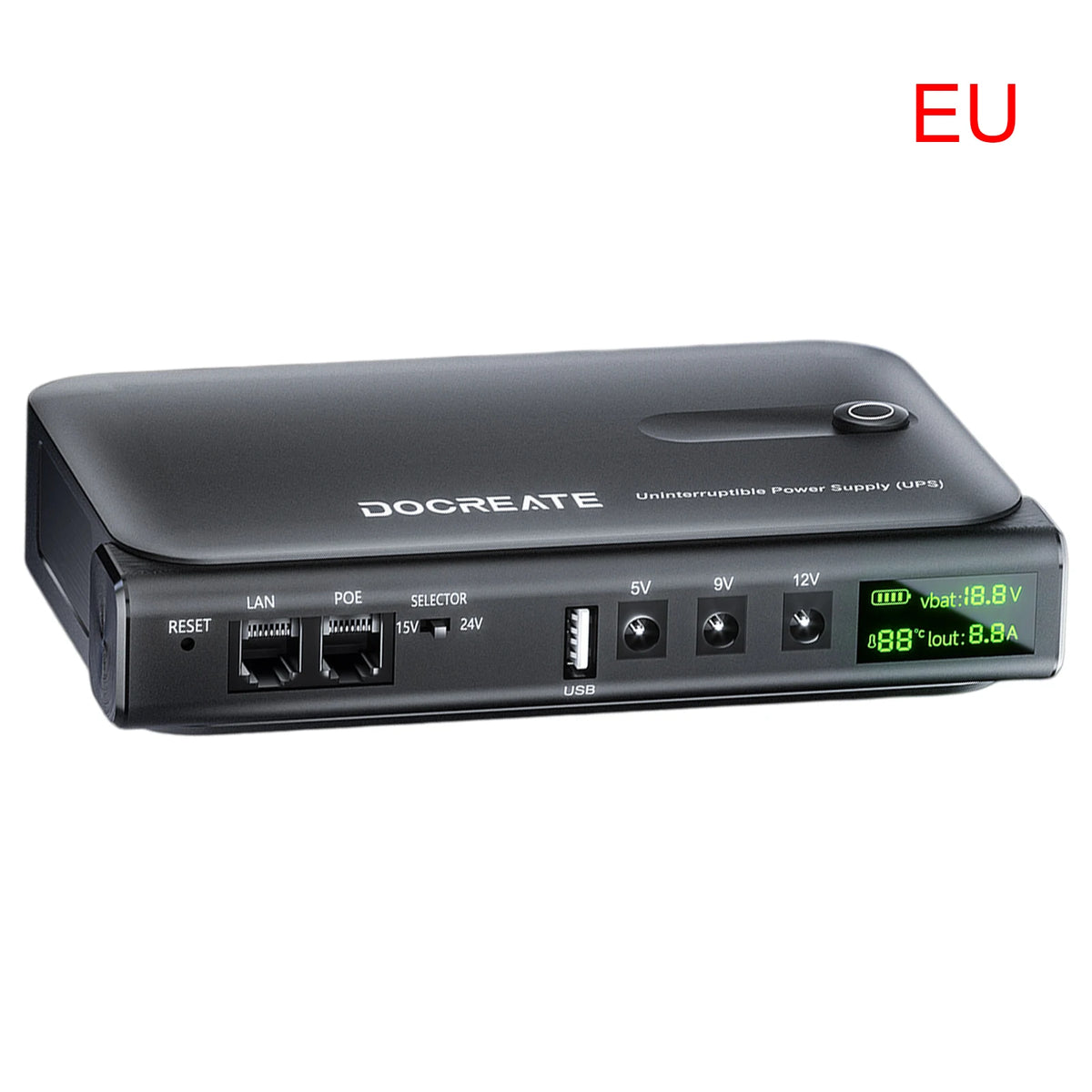 Mini DC UPS Uninterruptible Power Supply 5V 9V 12V | VIBE
