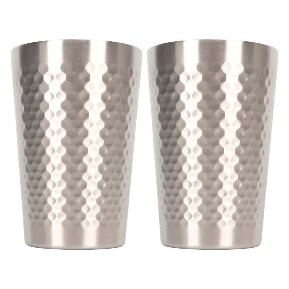 2-Pack 304 Stainless Steel Stackable Tumblers 350ml Travel Cups