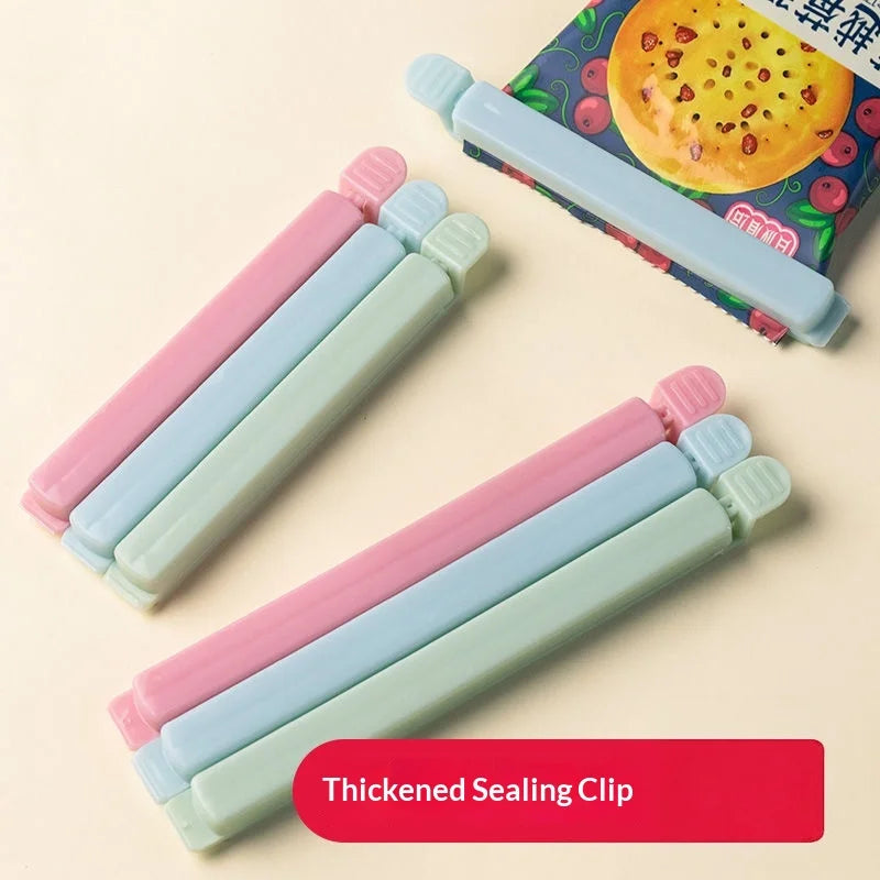 Plastic Food Bag Sealing Clips – Snack & Storage Clamps