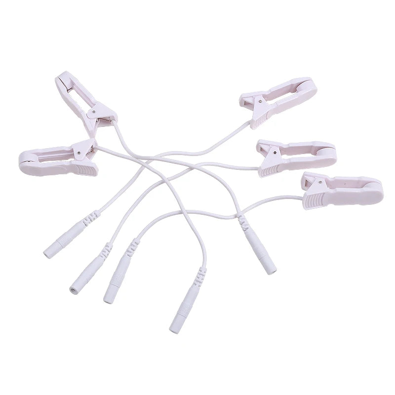 2.0mm Ear Clip Electrode Lead Wires for TENS Massager