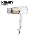 Kemei Mini Travel Hair Dryer Foldable Ionic Blow Dryer