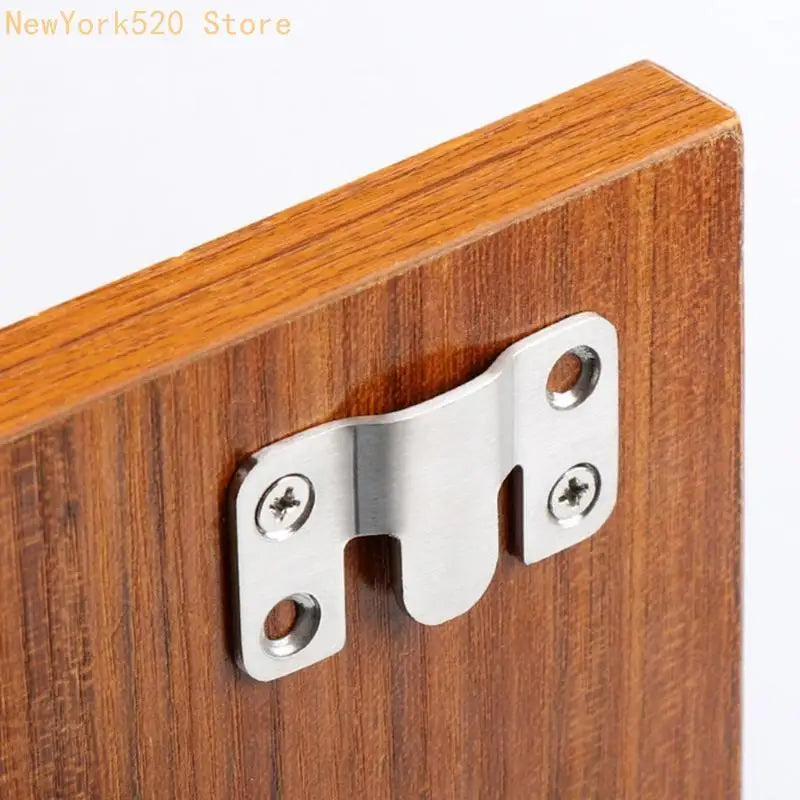 2-Pack Stainless Steel Flush Mount Z-Clip Bracket Connector