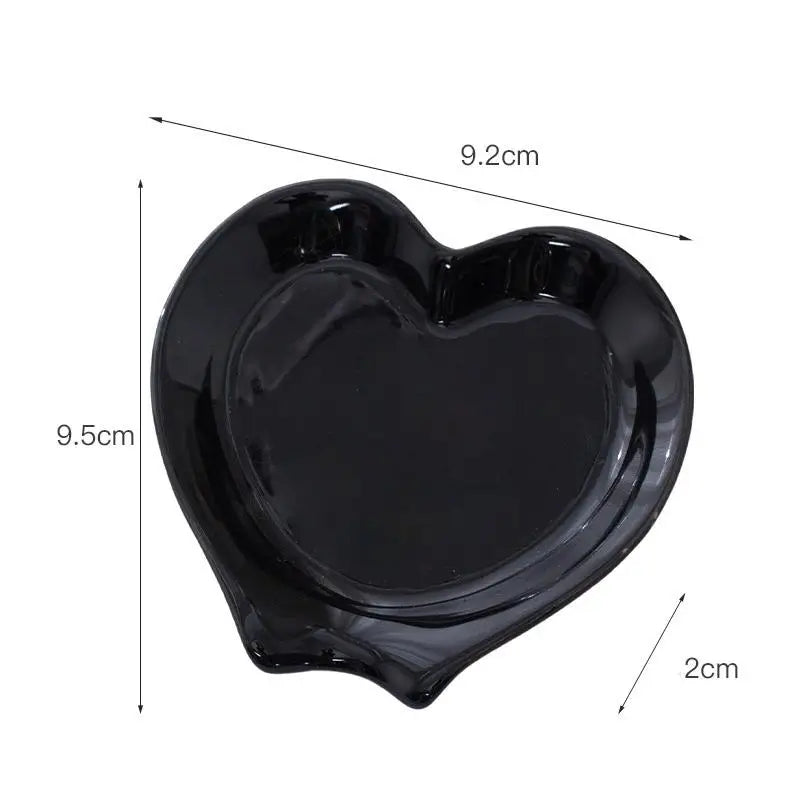 Heart Shaped Ceramic Spoon Rest & Ladle Holder – Kitchen