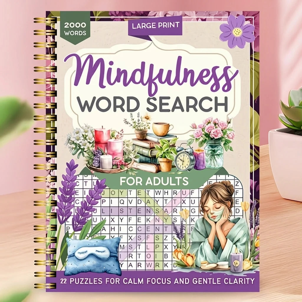 Large Print Word Fill-In Puzzle Book – 120 Pages for Adults