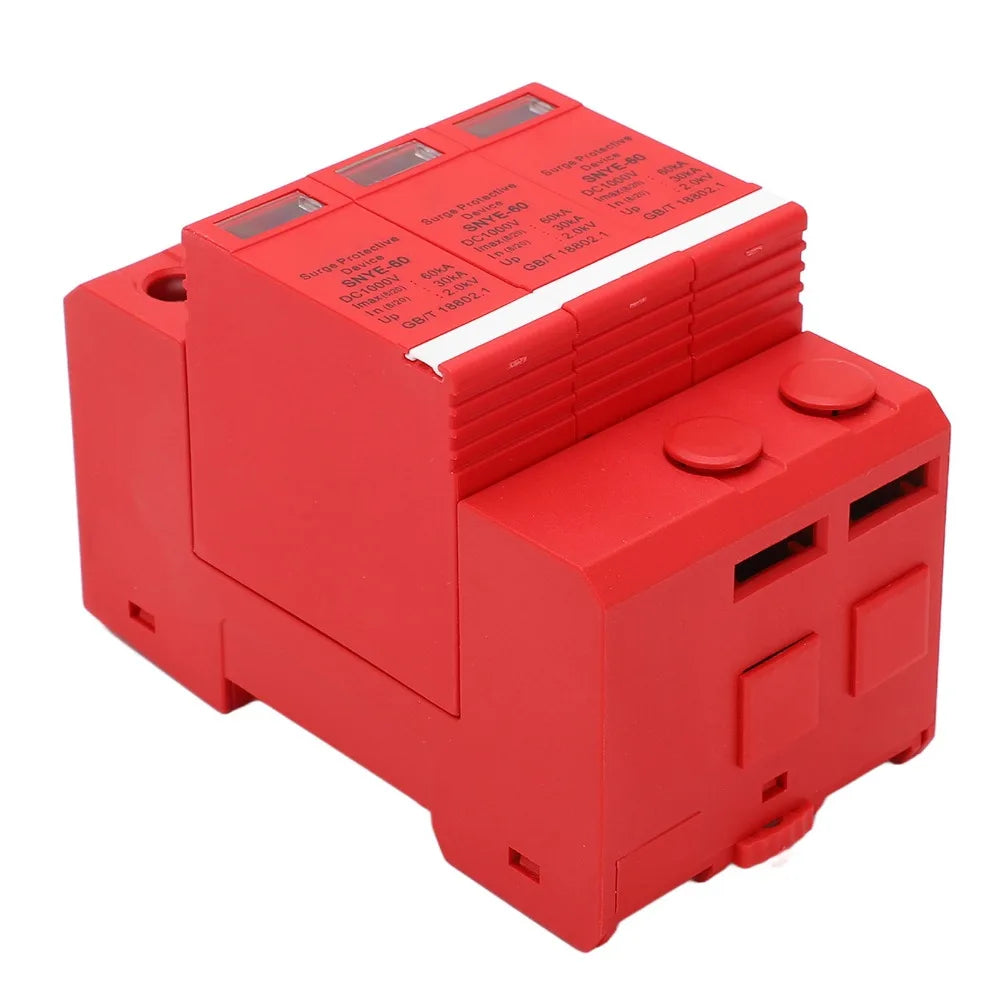 3P 1000V DC Surge Protective Device 60KA Solar PV SPD