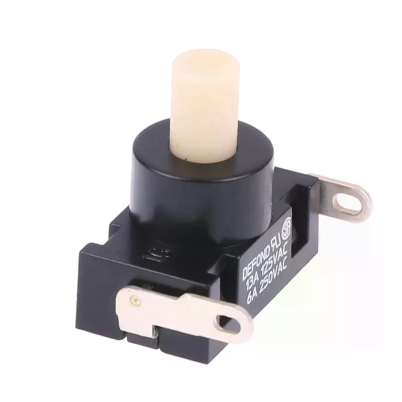 DPC-1114 Self-Locking Power Button Switch for Vacuum Cleaners 250VAC 6A