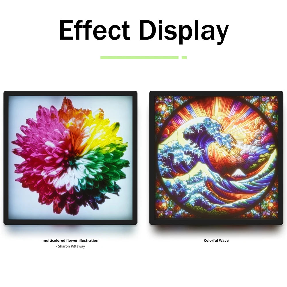 Bambu Lab CMYK LED Backlight Panel & Lithophane Bundle Kit