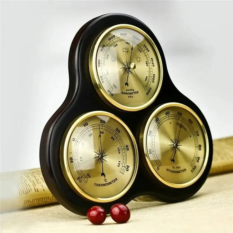 Wall Mounted Barometer Thermometer Hygrometer – No Battery