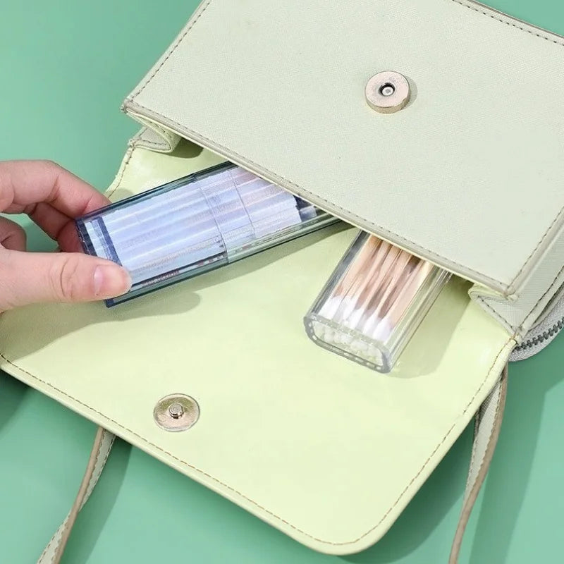 Compact Clear Travel Organizer Case | Mini Storage Box