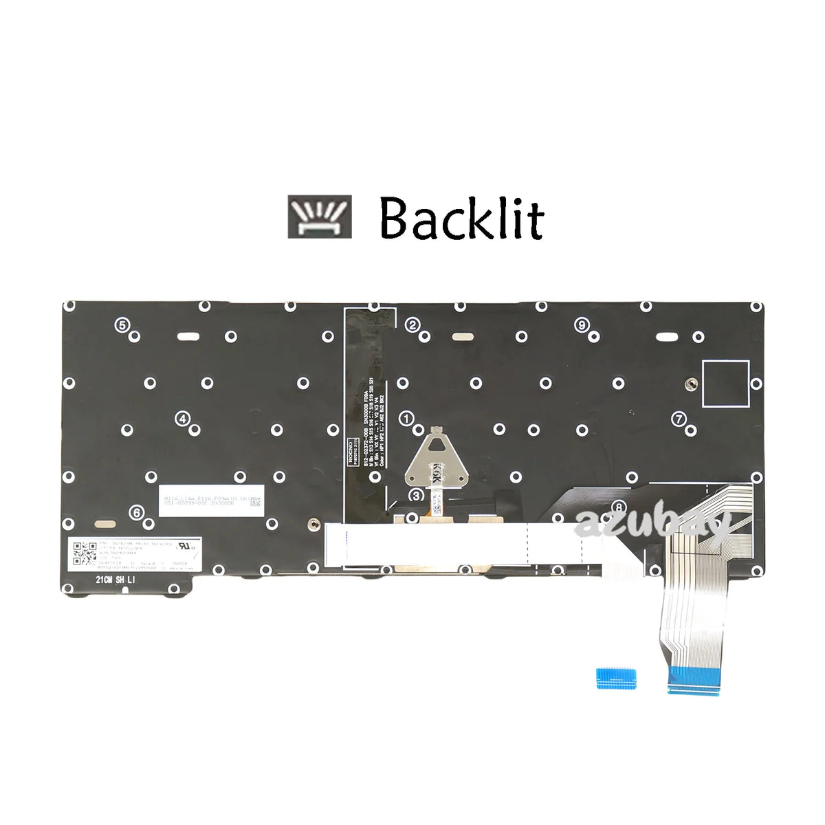 Backlit Keyboard for Lenovo ThinkPad L13 Gen 3 & Gen 4 – AZUBAY