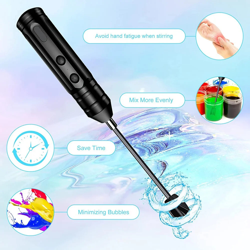 USB Rechargeable Electric Handheld Resin & Epoxy Mixer