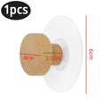Self-Adhesive Wooden Wall Hooks – No-Drill Hat & Coat Rack