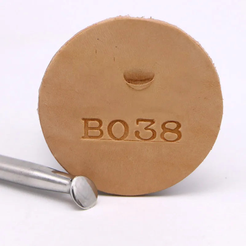Stainless Steel Leather Edge Engraving & Printing Tool Set