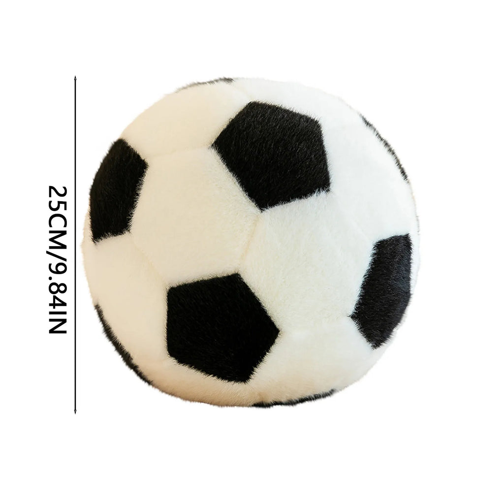 25cm Football Plush Toy Doll – Soft Stuffed Sports Pillow