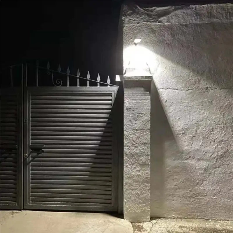 Solar LED Outdoor Wall Light Motion Sensor Waterproof 2-Pack
