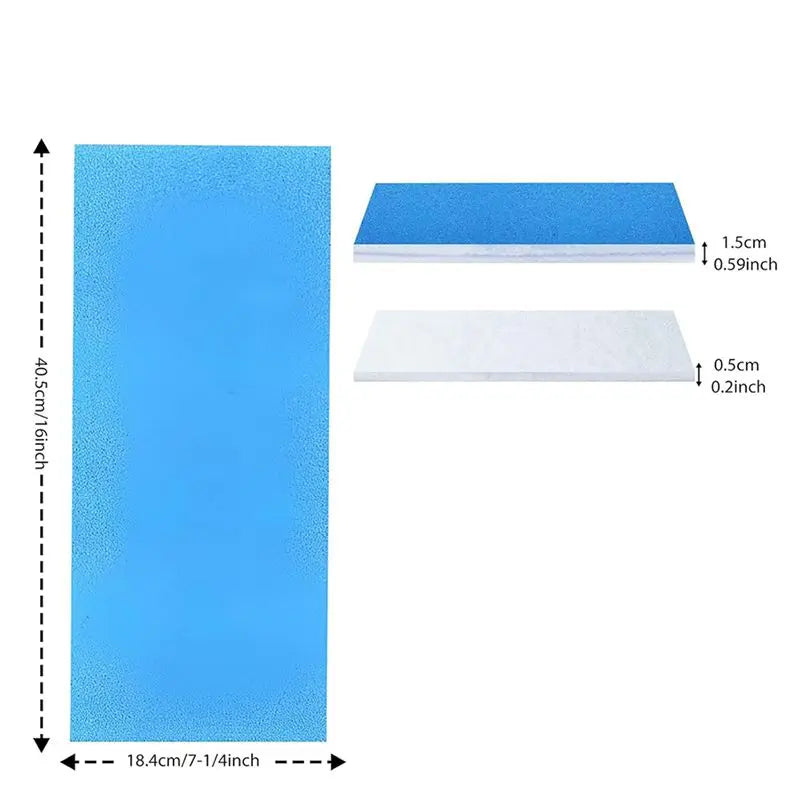 4-Piece Double Layer Fiberglass Spray Booth Filter Set