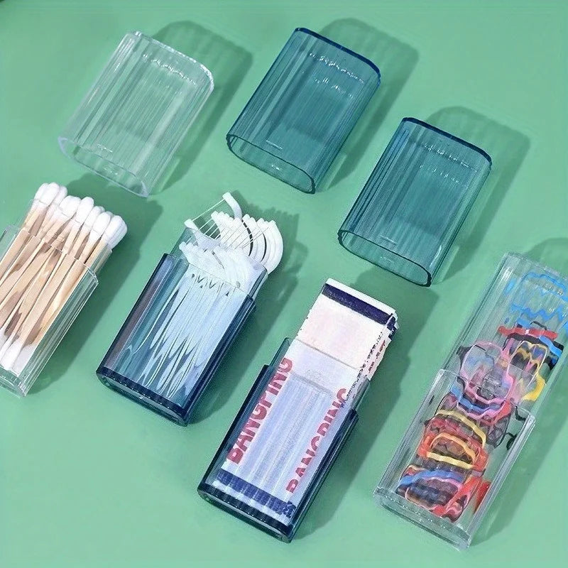 Compact Clear Travel Organizer Case | Mini Storage Box