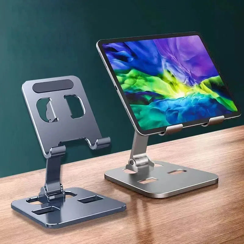 Foldable Metal Phone & Tablet Desk Stand – Universal Holder