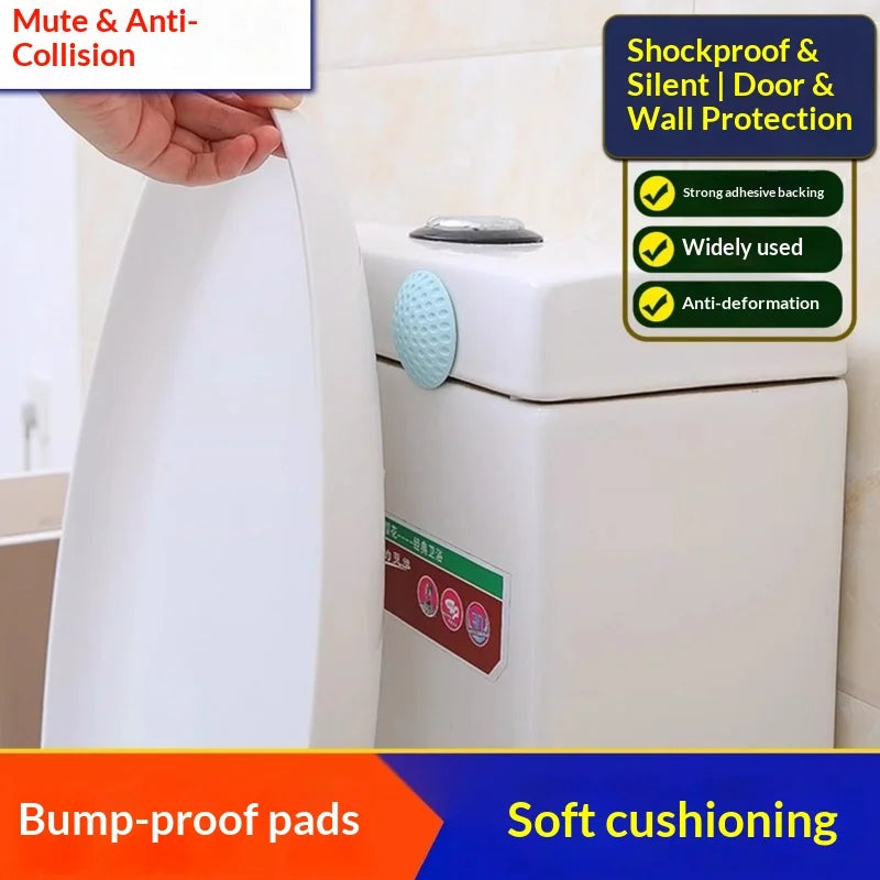 Self Adhesive Door Handle Bumper Pads – Rubber Wall Protectors