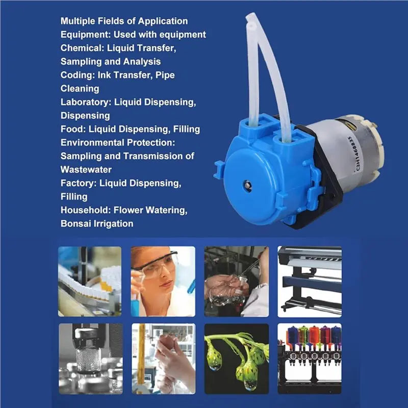 A01F-3X Mini Peristaltic Dosing Pump 5W DC – Aquarium & Lab