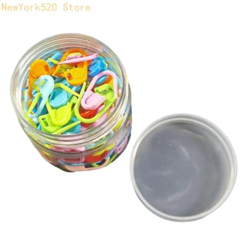 Plastic Locking Stitch Markers Set for Knitting & Crochet