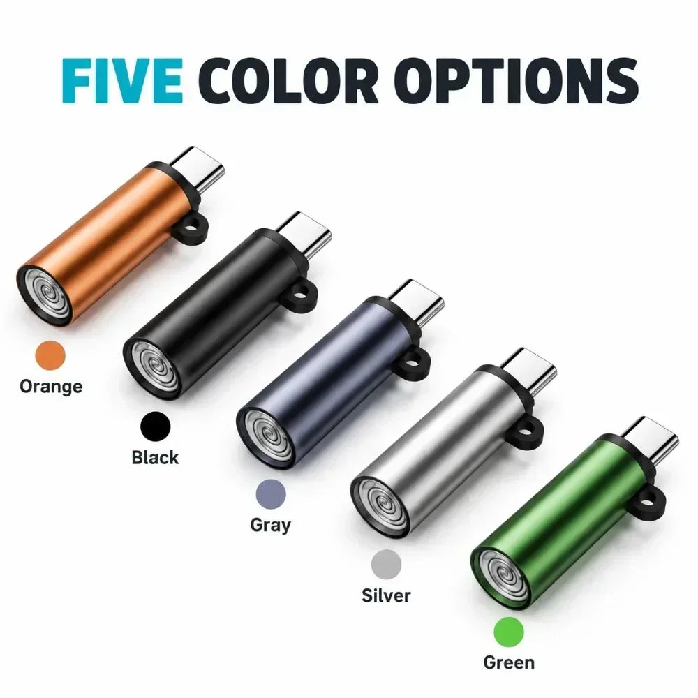 VIBE Type-C Mini Portable Lighter – Plug & Play, No Charging