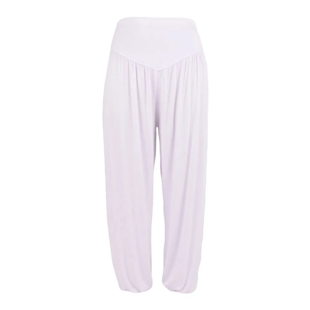 Women's Loose Harem Yoga Pants – High Waist Dance Trousers