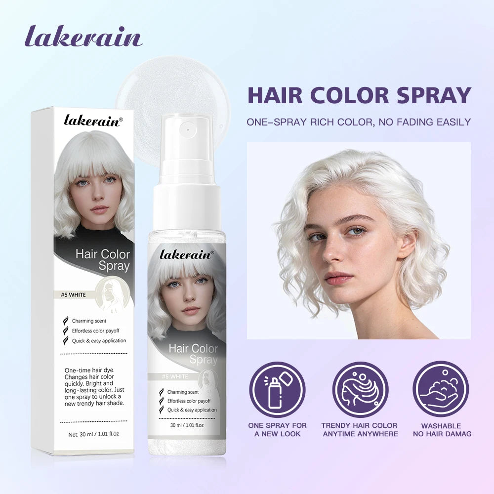 Washable Temporary Hair Color Spray – Instant DIY Hair Dye
