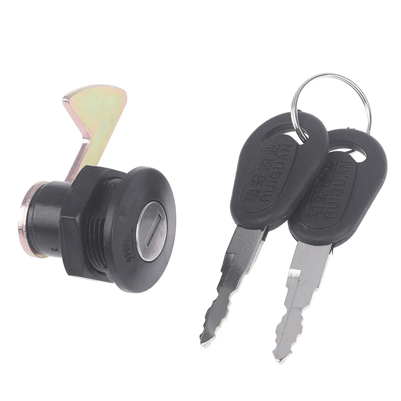 Motorcycle Scooter Rear Trunk Box Lock with 2 Keys | Metal
