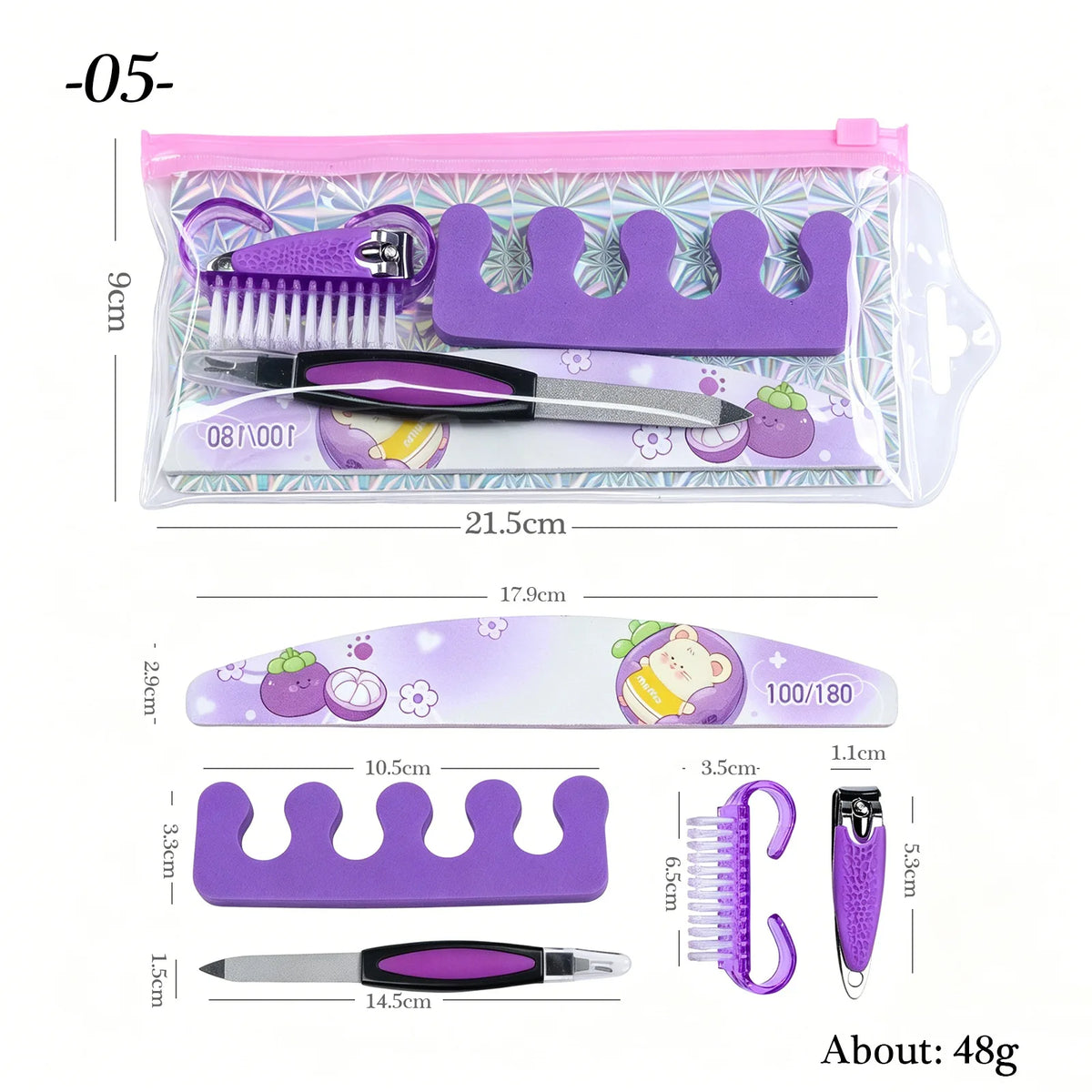 Aleekit Stainless Steel Nail Clippers Set – Minimalist Design