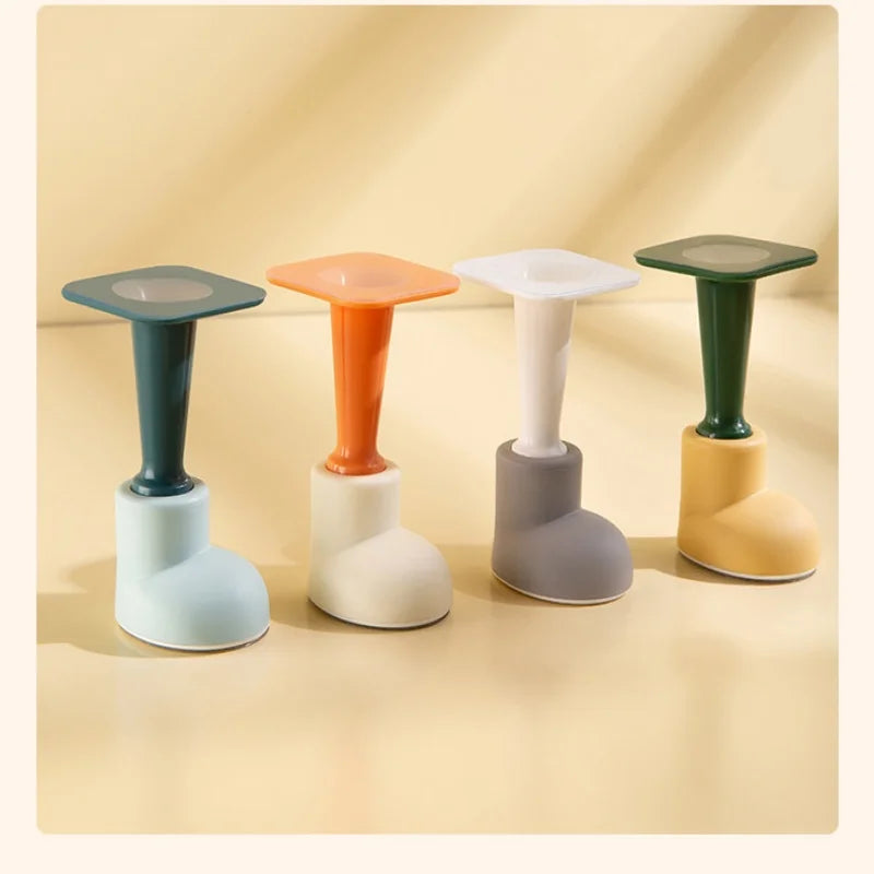 Silicone Self-Adhesive Door Stopper – Magnetic & Baby-Safe