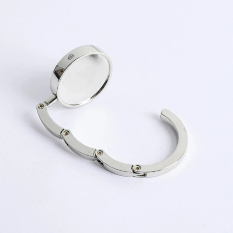 Foldable Bag Hanger Hook – Heavy Duty Zinc Alloy Table Clip