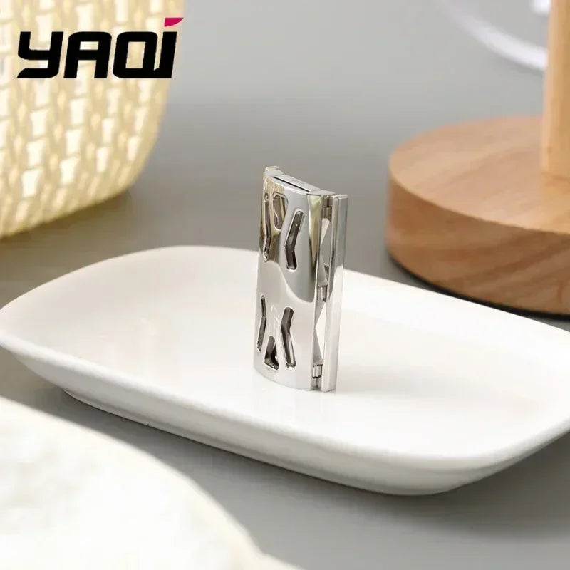 YAQI Hollowed Sentinel Safety Razor Head – 316 Stainless Steel