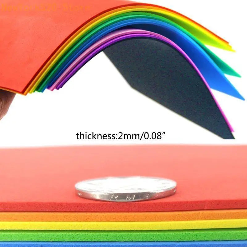 10-Pc Sponge Foam Paper Sheets 2mm Thick – DIY Craft Set