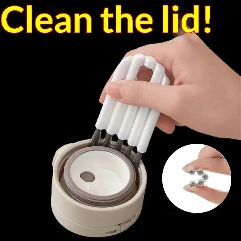 Mini Groove Brush – Bottle Lid & Cup Gap Cleaner Tool