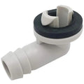 AC Drain Connector 15mm Elbow & Rubber Seal Ring – Mini Split