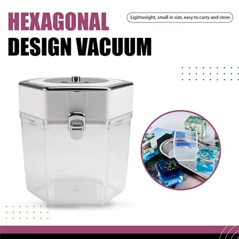 Resin Bubble Remover Pro 2L Vacuum Chamber Digital Display