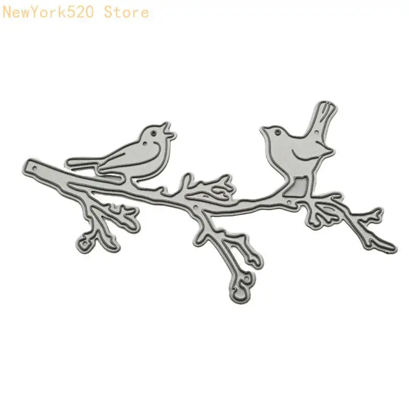 Bird Singing Carbon Steel Cutting Die – DIY Scrapbook Craft