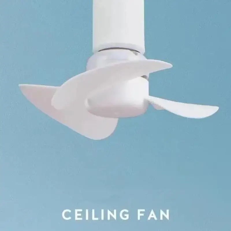 Gmarty 5.1" Mini E27 Ceiling Fan 5W Screw-In Indoor Cooling