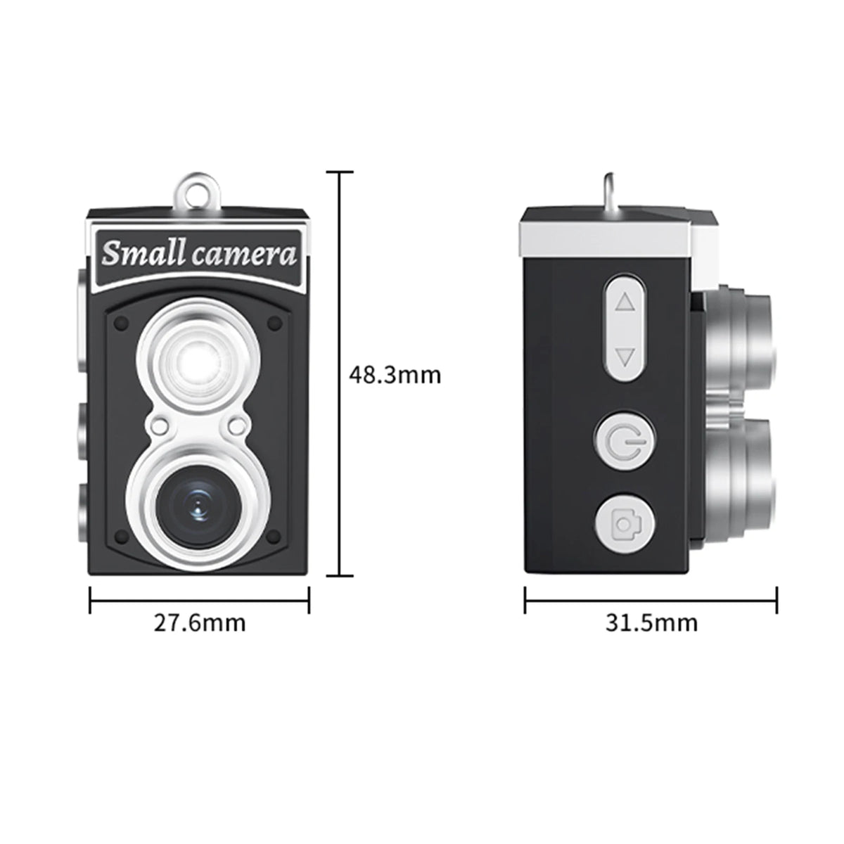 Retro 1080P HD Mini Camera with Flash & 1.14" Screen | 8.6MP