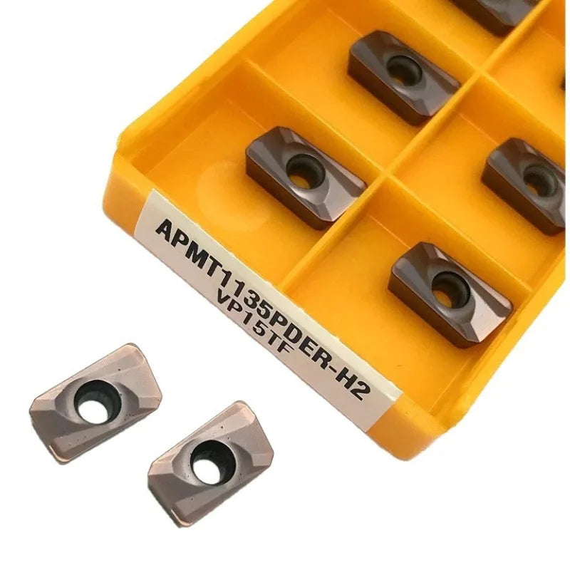 10-Pack APMT1135PDER VP15TF Hard Alloy CNC Milling Inserts