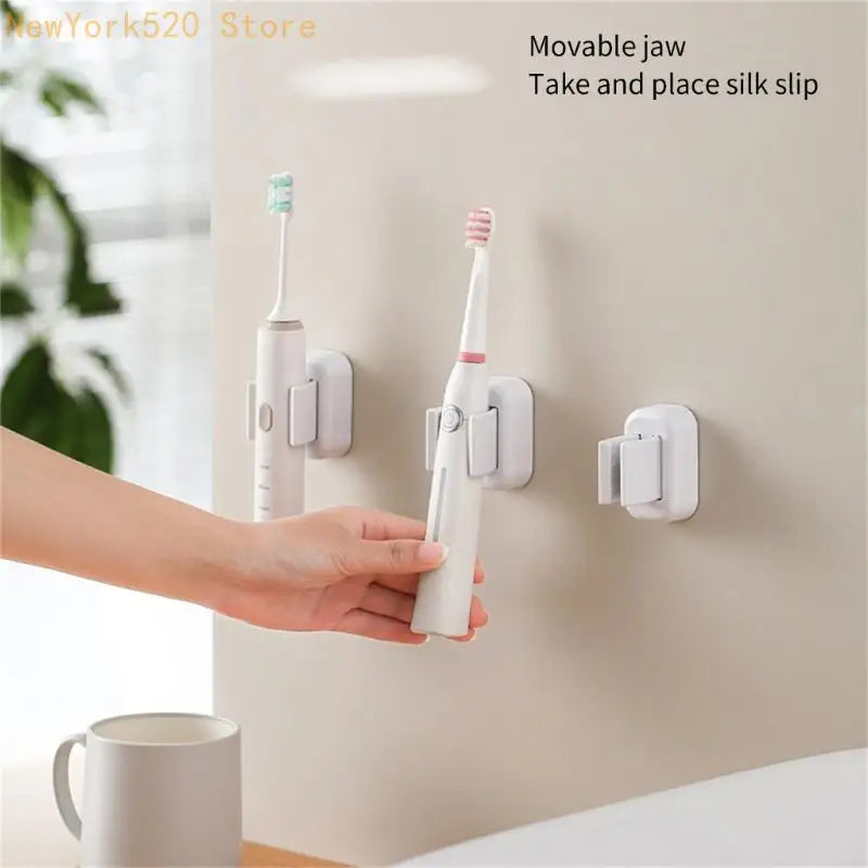 Wall-Mounted Electric Toothbrush Holder – ABS Bathroom Organizer