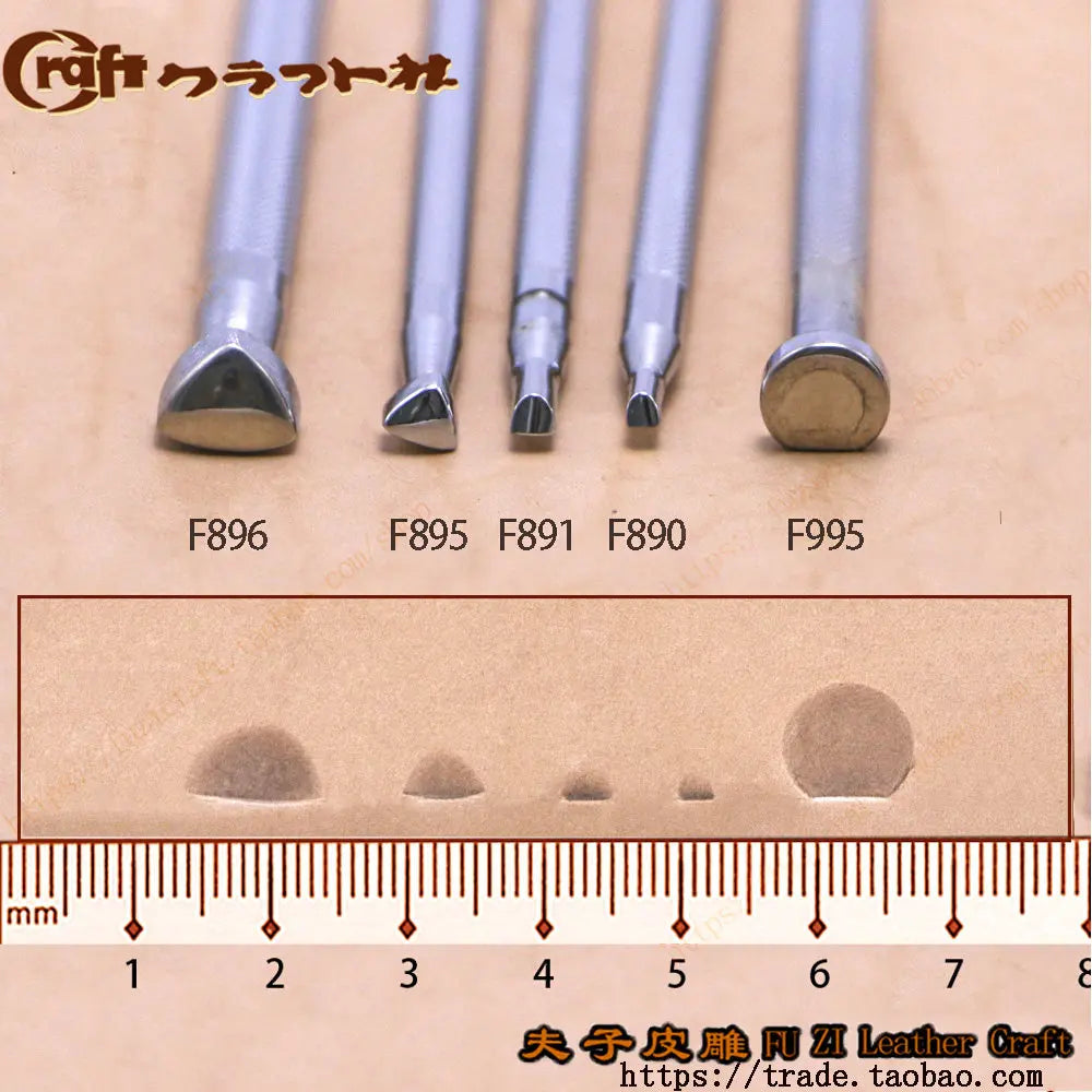 Leather Craft Engraving Stamp Set F890 F891 F895 F896 F995