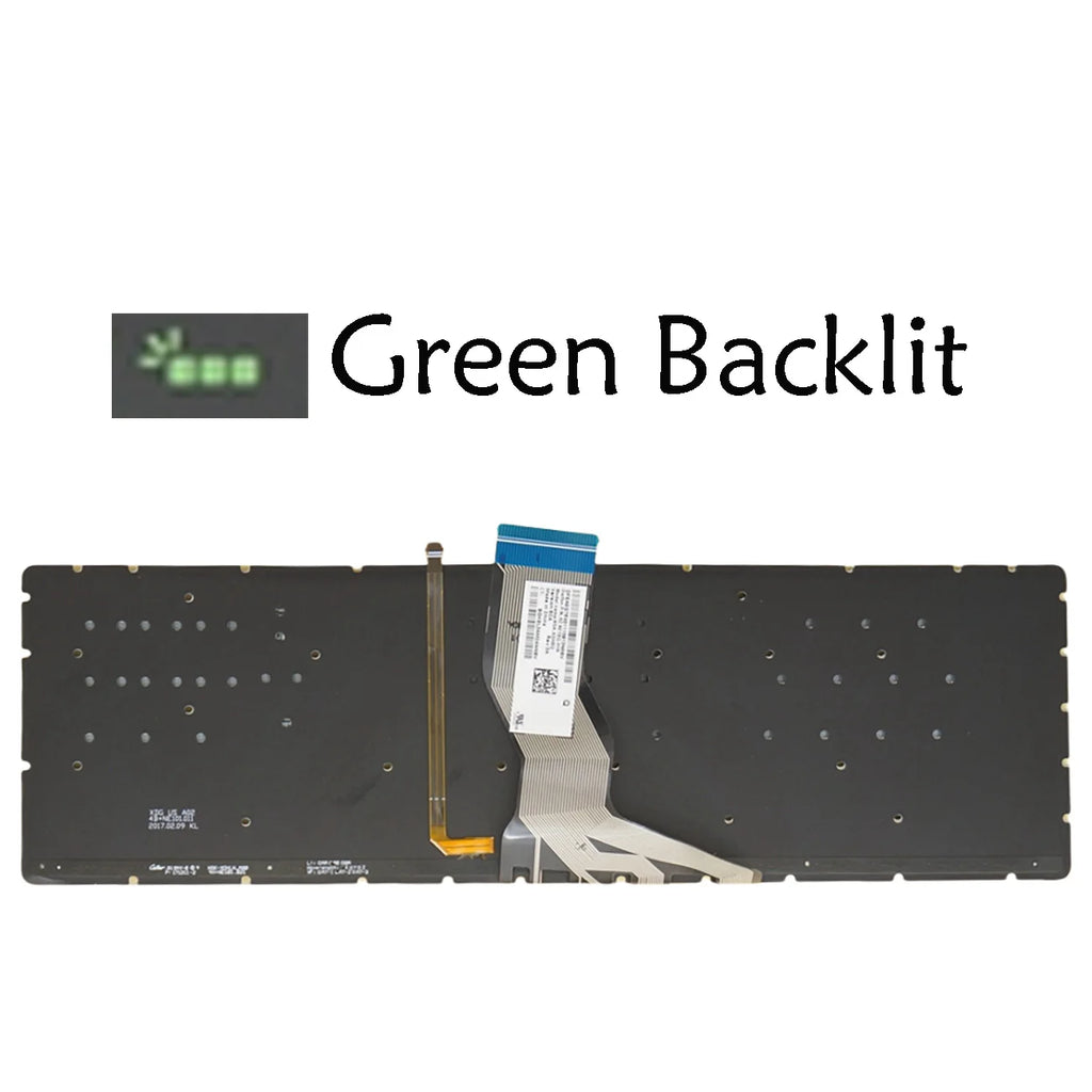 Green Backlit Keyboard for HP 15-bs000 15-bw000 – Multi-Layout